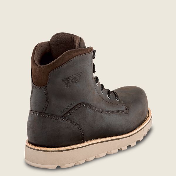 レッド ウィング(Red Wing) Traction Tred Lite - 6インチ防水安全つま先 ブーツ メンズ Tan JP64921